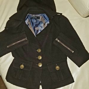 Nanette Lepore Brown Hooded Jacket